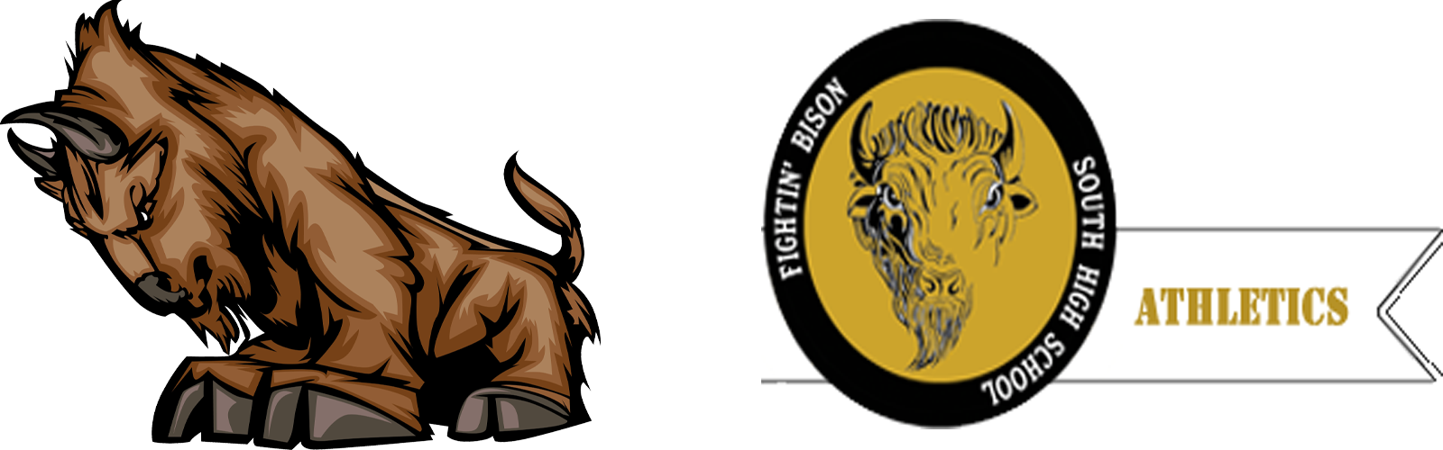 South High Bison Athletics - Cheyenne South High School Logo (1600x500)