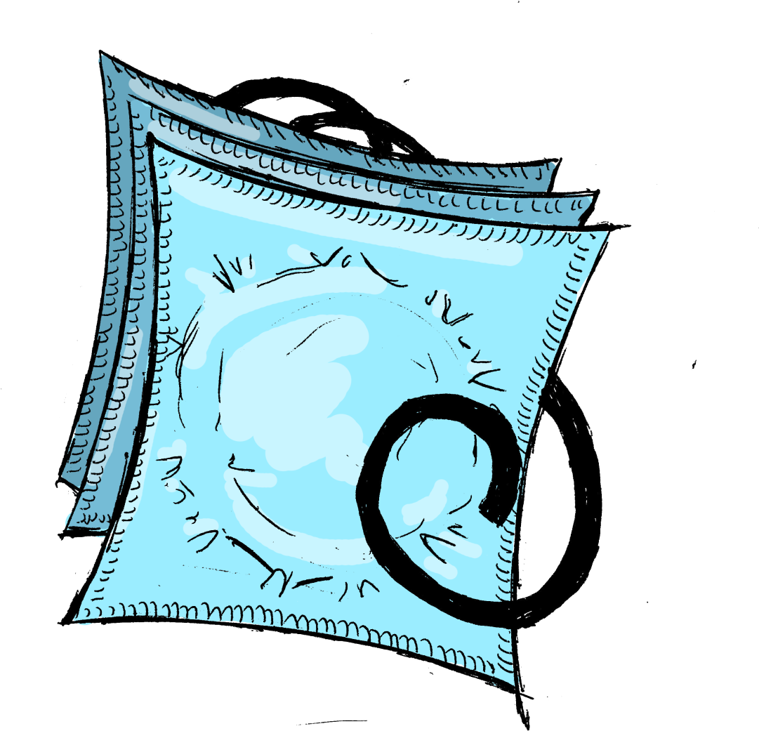 Condoms For Quarters - Illustration (1247x1662)