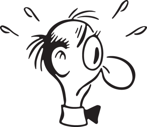 Sad Cartoon Man - Cartoon (480x413)
