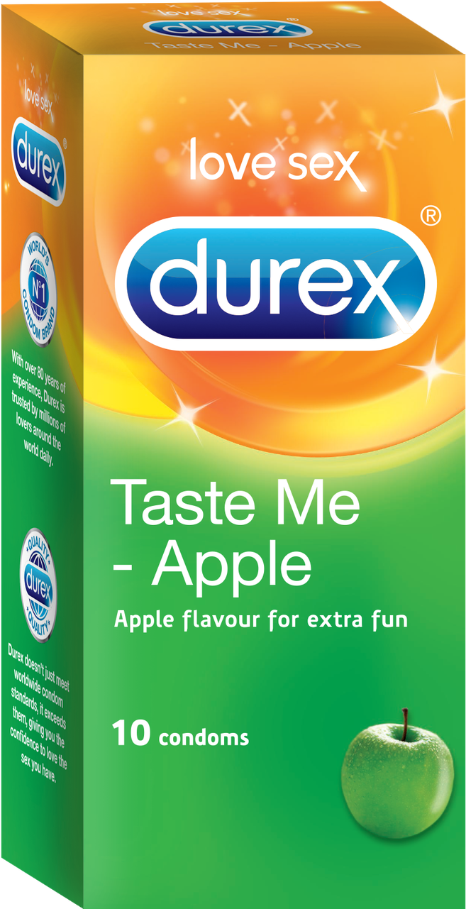 Condoms Durex Png - Durex Taste Me Apple (1280x1280)
