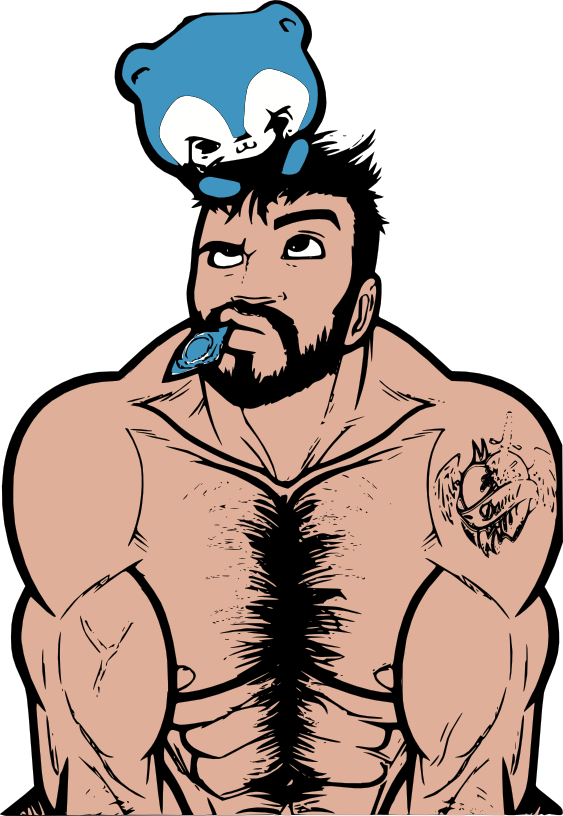 Condom Wrapper, - Cartoon (563x816)