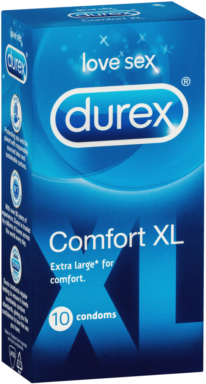 Condom Png - Durex Extra Safe Condoms (1280x1280)