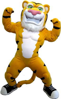 Bam Mascots Were Delighted To Create The New Stripes - Hamilton Tiger Cats Mascot (300x436)