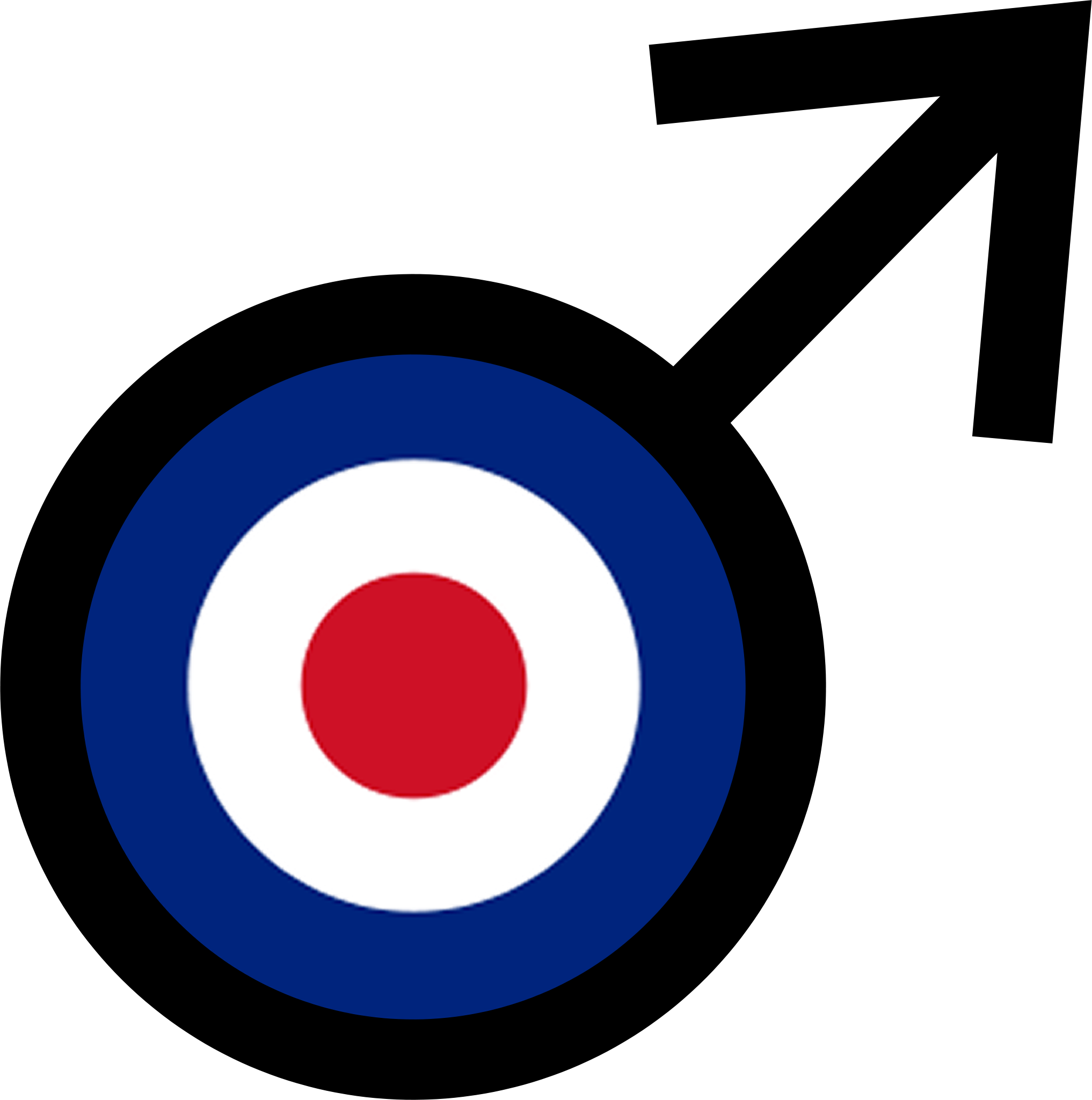 Roundel Inside Of Mars Symbol - Roundel (2034x2049)