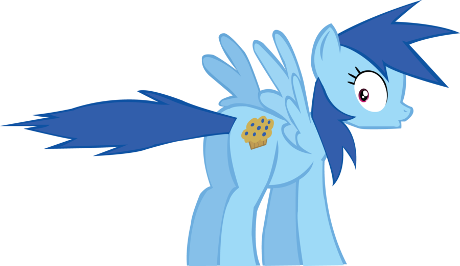 Disturbed Blueberry Muffin By Esiewertjr On Deviantart - Muffin Pony (900x522)