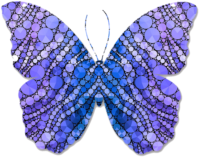 Zebra Print Stencil Printable 24, - Butterfly (720x720)