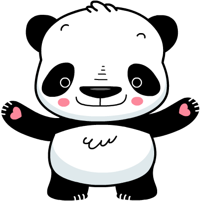 A Set Of Cute Panda Emoji For Bending Spoons' New Iphone - Panda Cry (417x417)