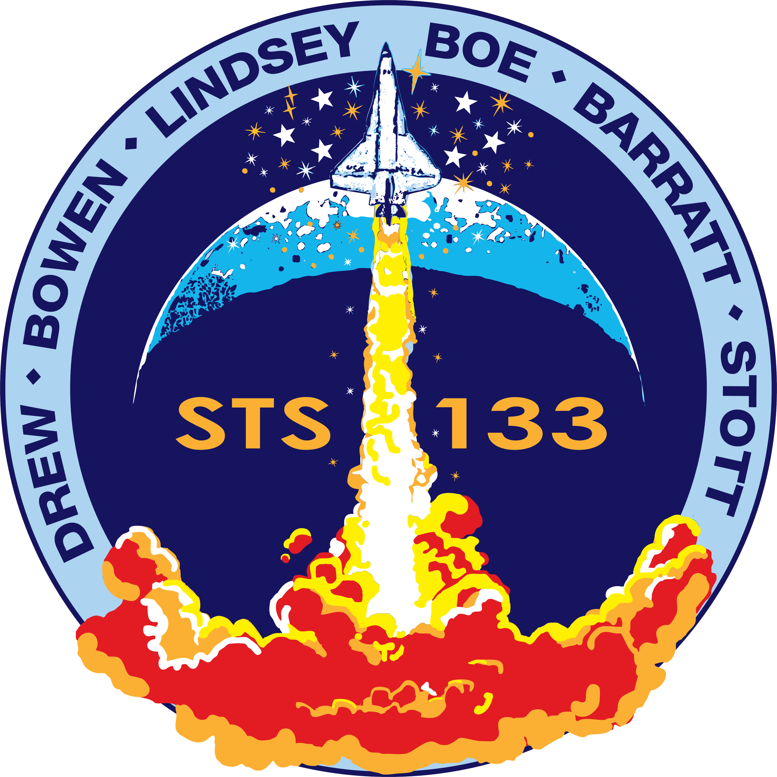 Nasa Symbol 26, Buy Clip Art - Sts 133 Mission Patch (2528x2528)