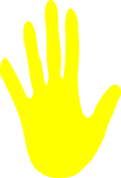 Hands Various Colors Clip Art At Clker Com Vector Clip - Sign (402x593)