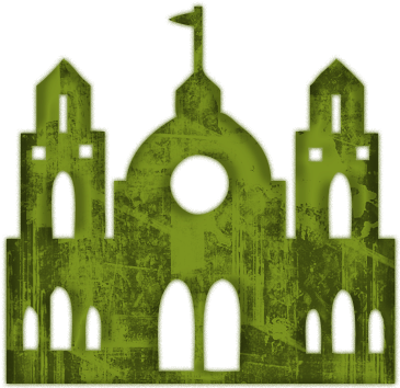 Green Castle Clipart - Glossy Waxed Wood Icon Culture (512x512)