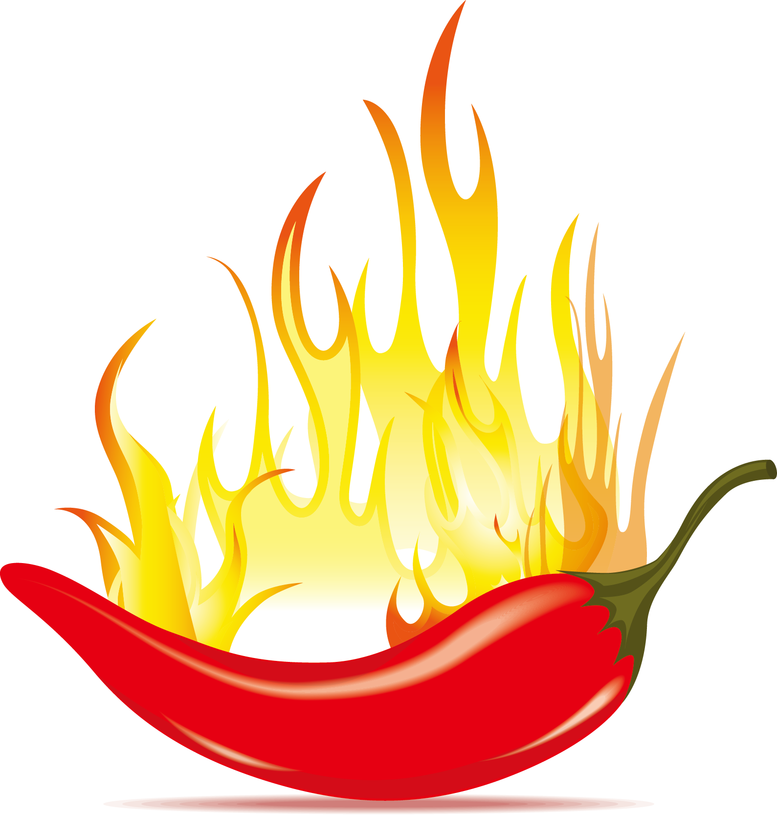 Chili Con Carne Chili Pepper Clip Art - Red Hot Chili Vector.