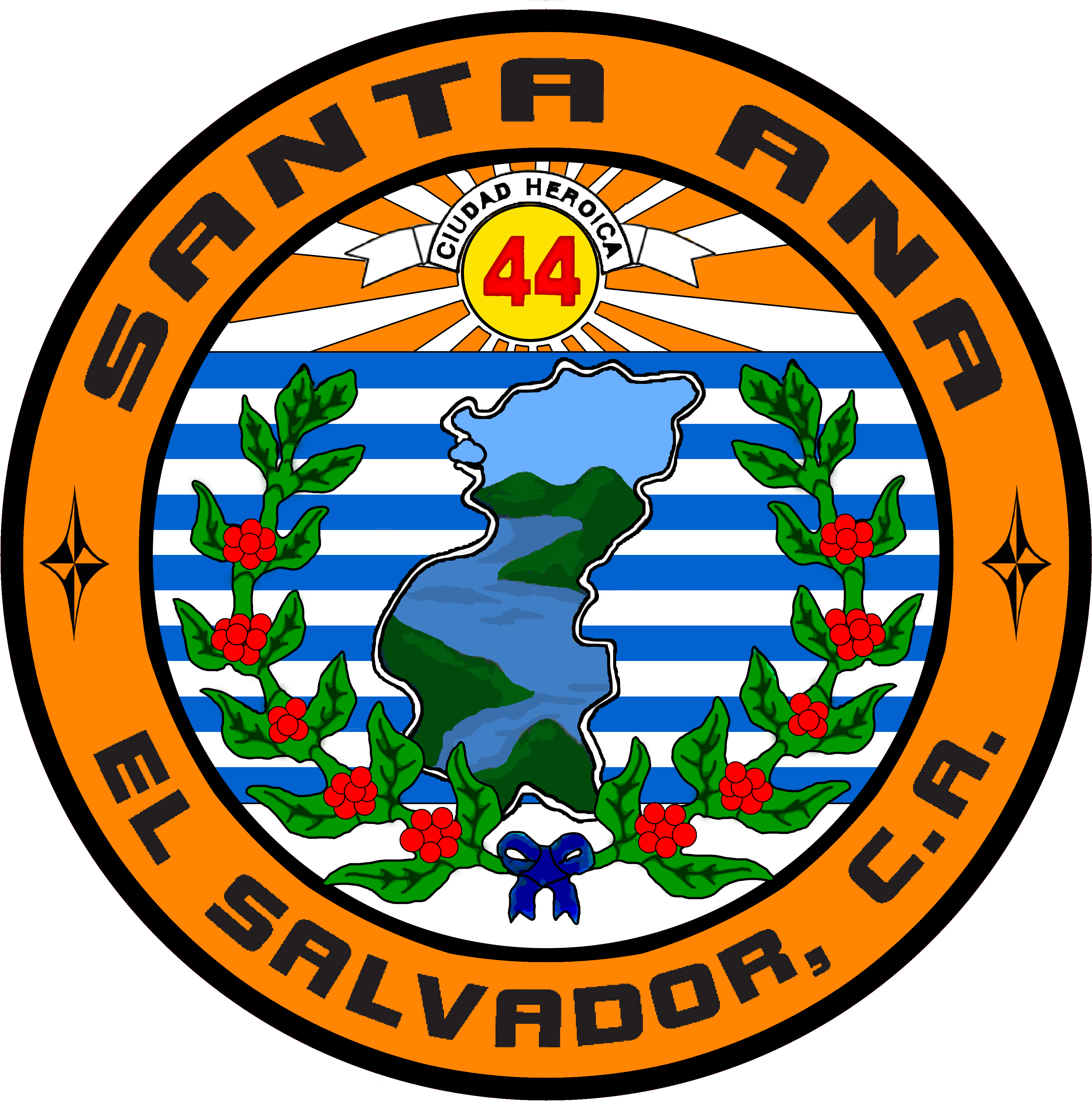 Santa Seal Clip Art - Alcaldia Municipal De Santa Ana (4000x4000)