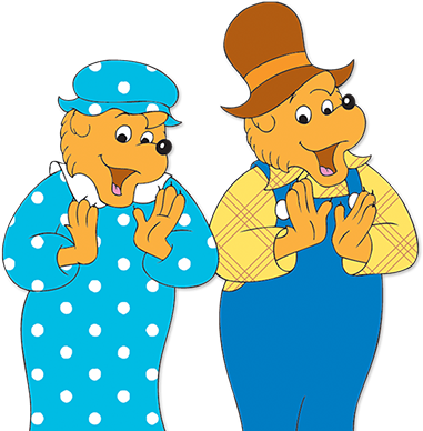 The Berenstain Bears - Family Of Bears Cartoon (400x400)