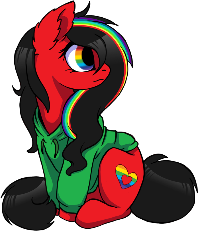 Rainbow Mare By Ashley Arctic Fox - Illustration (772x1000)