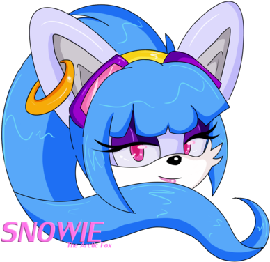 Snowie The Arctic Fox By Fifumz - Cartoon (400x391)