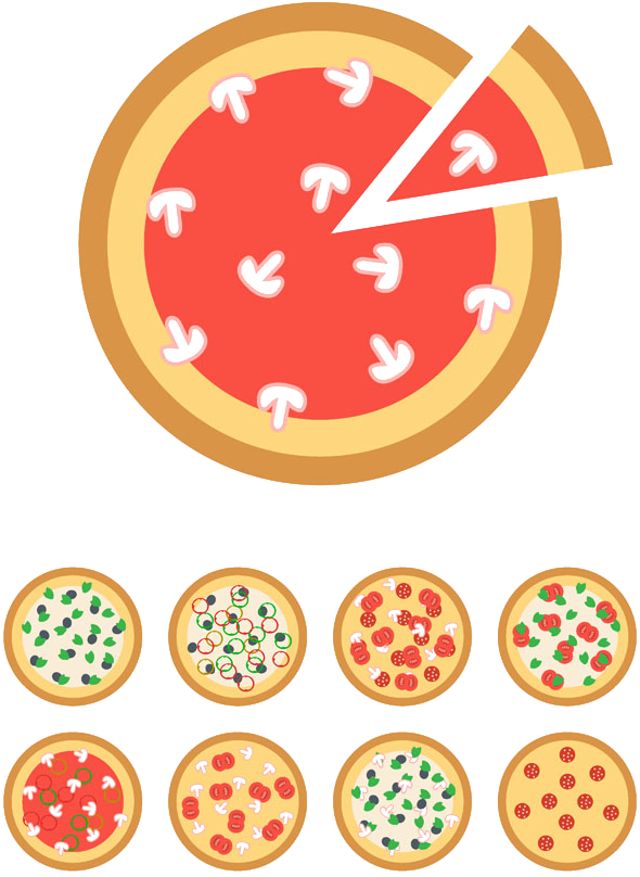 Pizza Margherita Italian Cuisine Clip Art - Pizza Margherita Italian Cuisine Clip Art (800x1000)