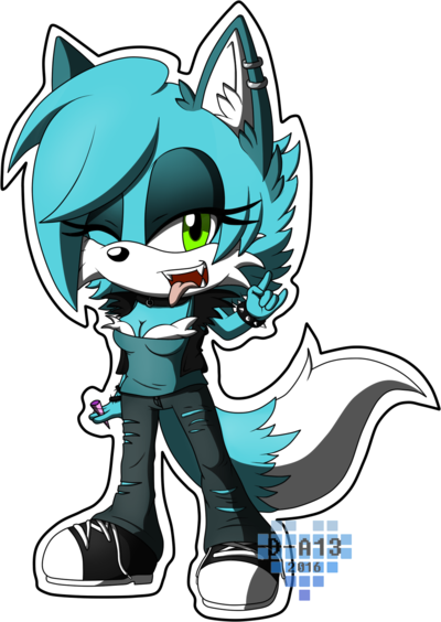 Ice The Arctic Fox By Denny-art13 - Cartoon (400x564)
