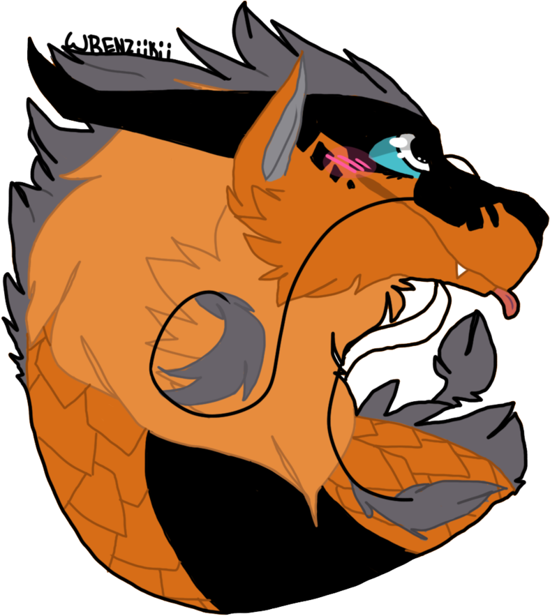 Arctic The Foxwing By Wrenziikii - Cartoon (870x918)