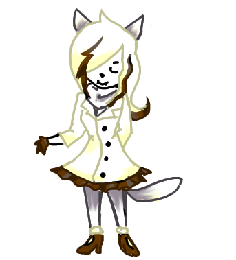 Arctic Fox Gijinka Auction [closed] By Technojara - Cartoon (419x406)