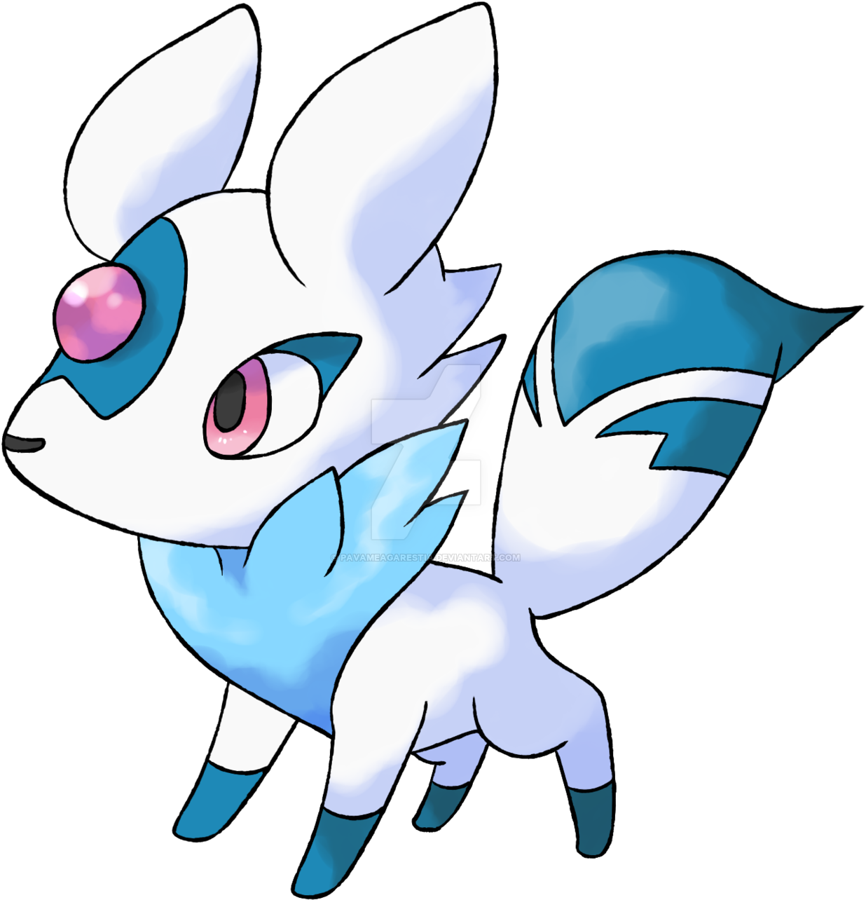 Pavameagarestia [001] Reneige, Articfox Fluxon By Pavameagarestia - Fluxon (1280x1318)