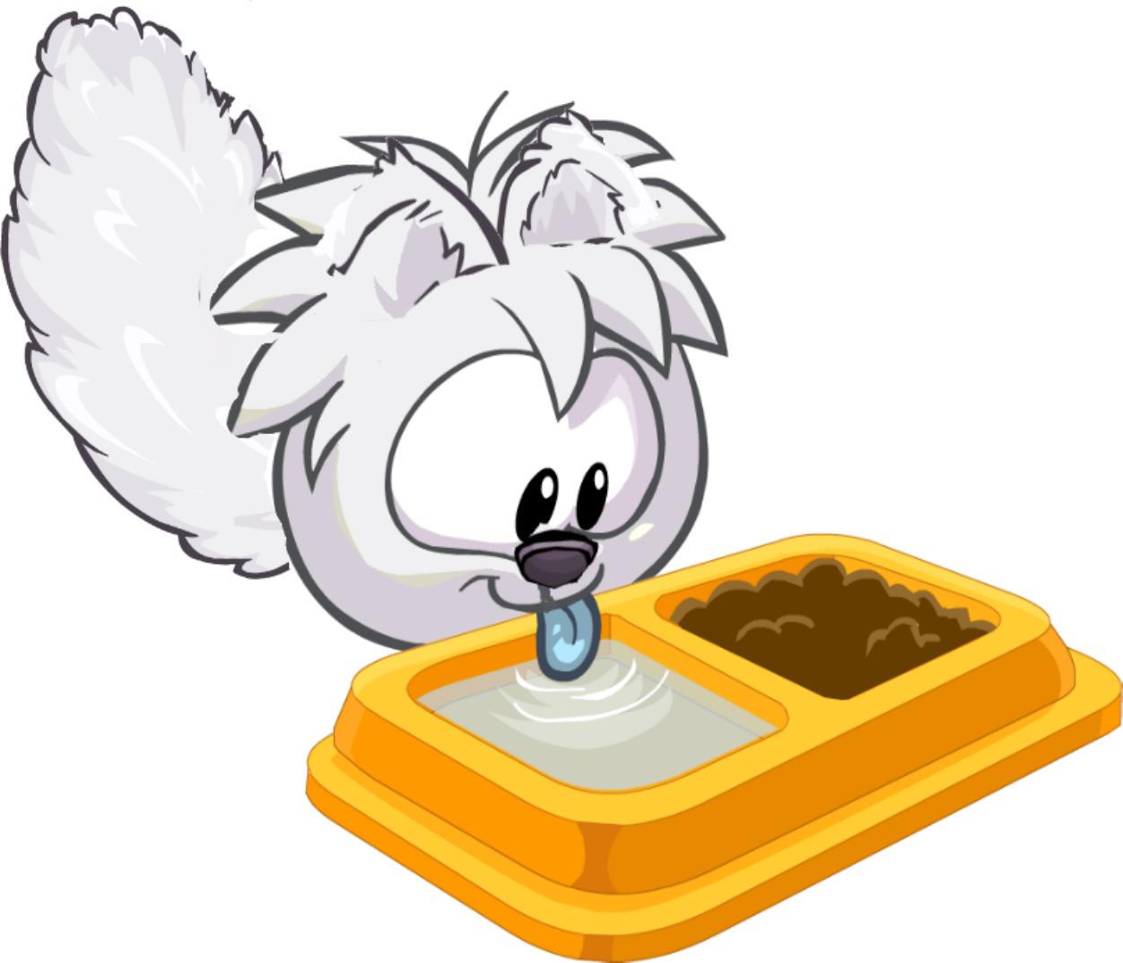Arctic Fox Puffle Drink - Arctic Fox (1252x1074)
