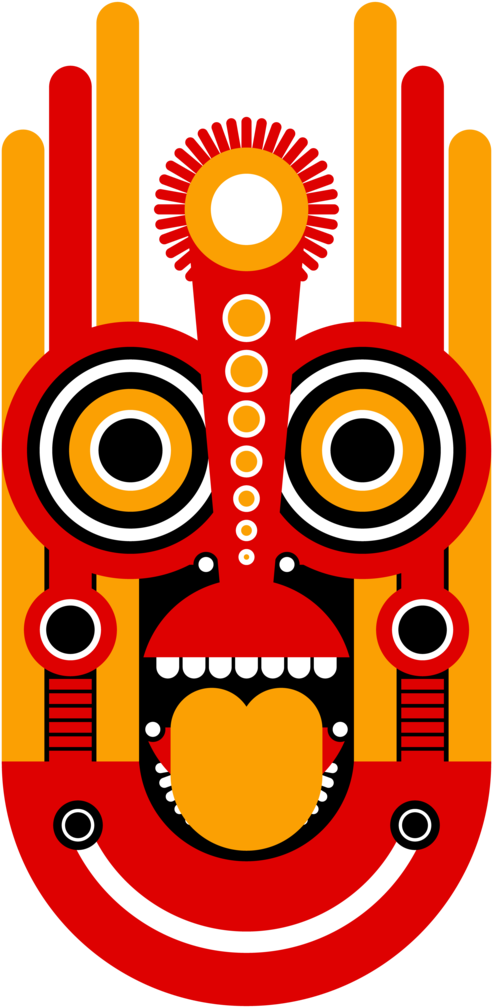 Tiki Mask Women's Printed Tote Bag - Tiki (743x1040)