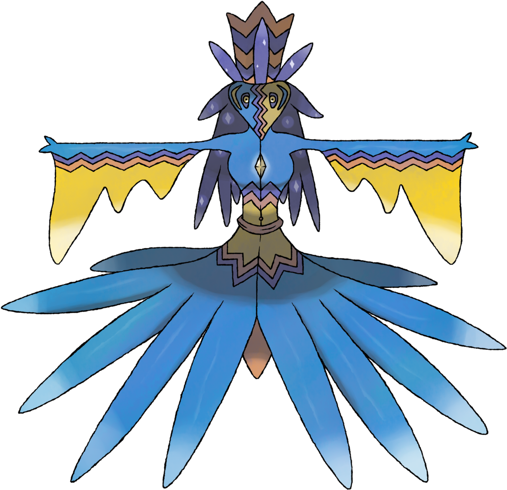 Pokemon Moon Mascot Legendary Concept By Maniraptavia - Moon Legendary Pokemon Fanart (1024x1024)