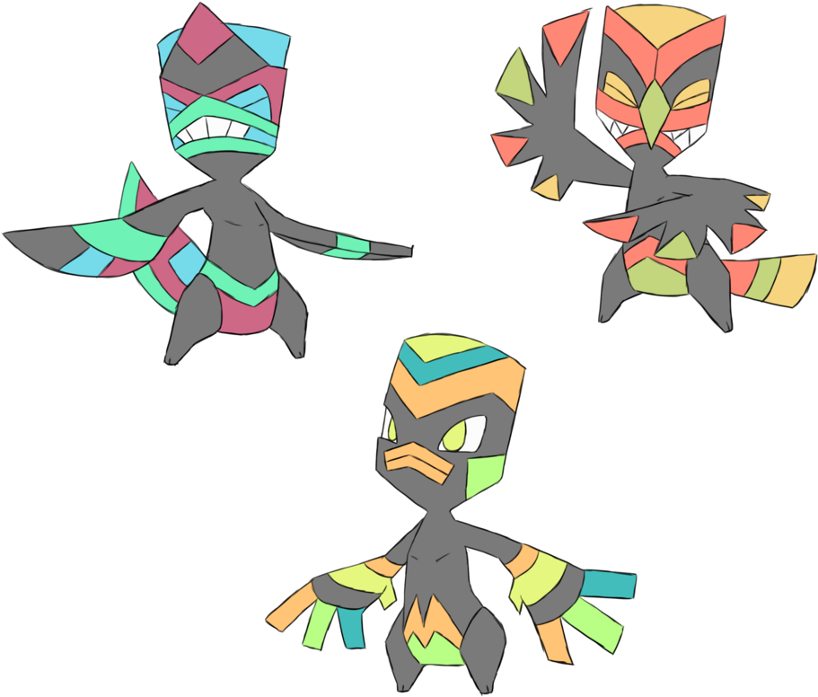Maotiki By Pavameagarestia @deviantart - Tiki Fakemon (1000x800)