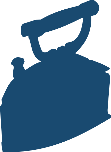 Smoothing Iron Png Images - Iron Silhouette (436x600)
