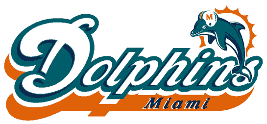 Pin Miami Clip Art - Miami Dolphins Football Logo (545x253)