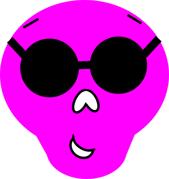 Bad To The Bones Magenta - Bad To The Bones Magenta (564x597)