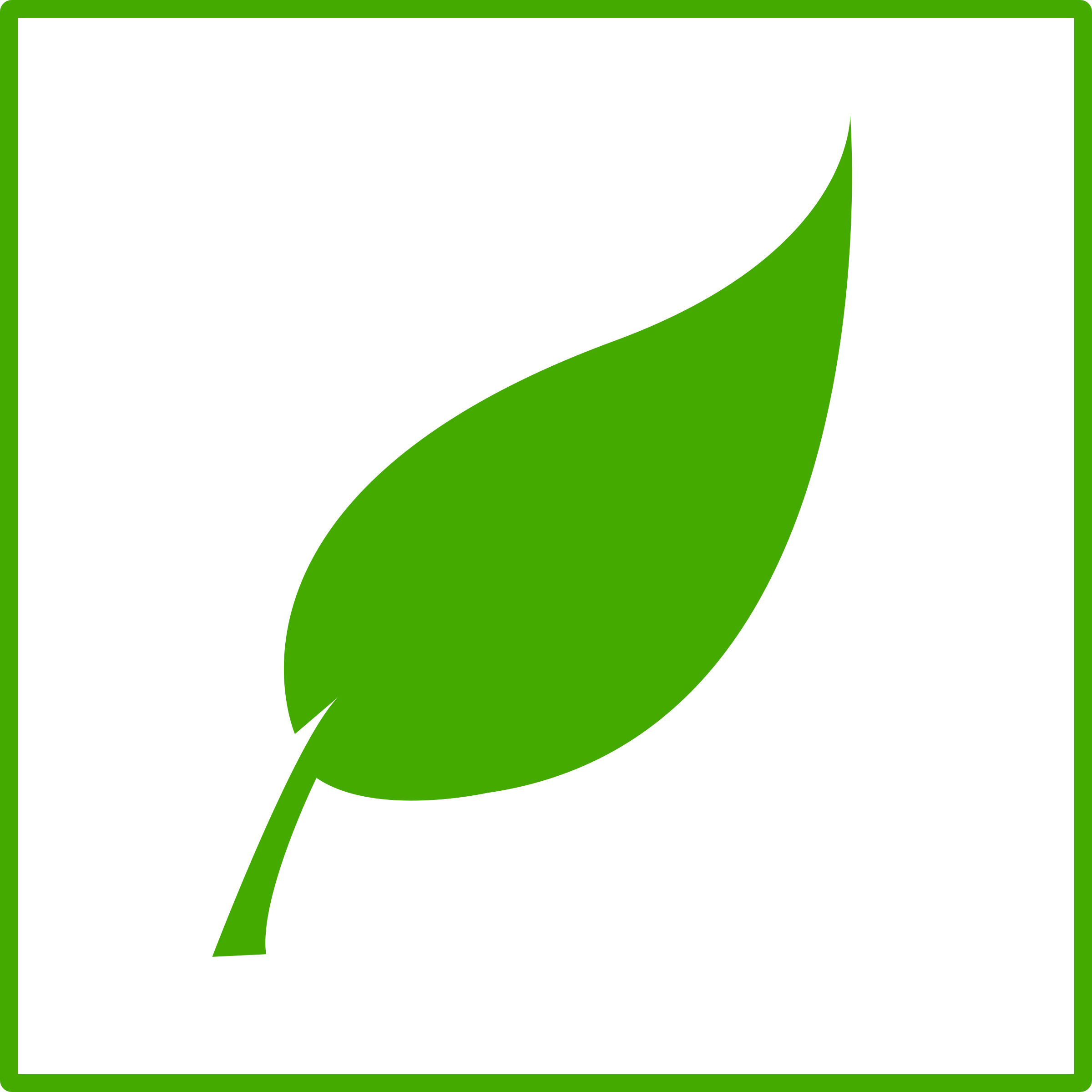 Green Leaf Icon Clip Art At Clker - Green Leaf Eco (2400x2400)