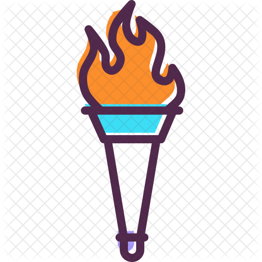 Olympics Icon - Olympic Torch Icon (512x512)