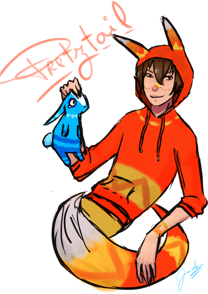 Pretztail By Hawsonjaiden - Cartoon (816x979)