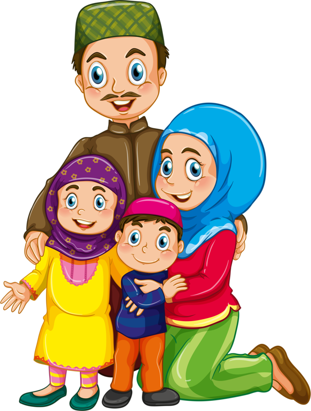 Яндекс - Фотки - Islamic Family Clipart (605x800)