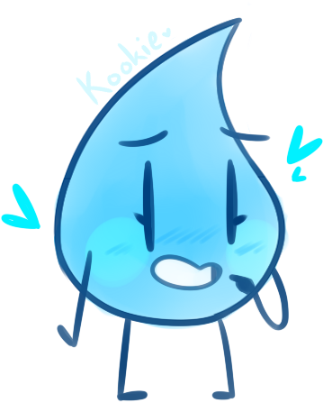 Teardrop [bfdi/bfdia/bfb Fan Art] By Kookienat - Bfb Fanart (510x541)