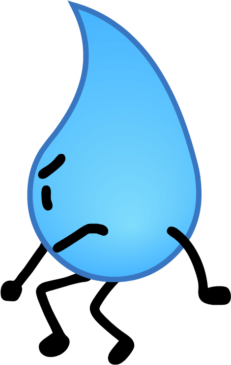 Teardrop Sitting - Teardrop Bfb Png (491x753)