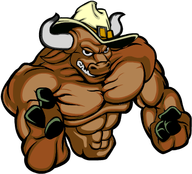 Longhorn Stickers Messages Sticker-3 - Cartoon Longhorn (408x408)