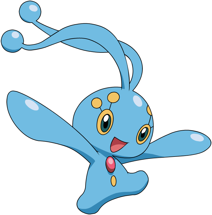490manaphy Dp Anime 2 - Pokemon Phione And Manaphy (744x754)