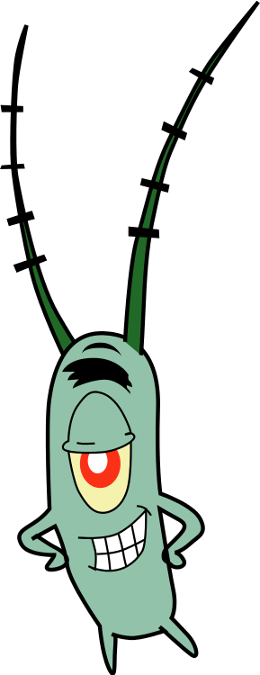 Sheldon J - Plankton - Plankton From Spongebob (289x750)