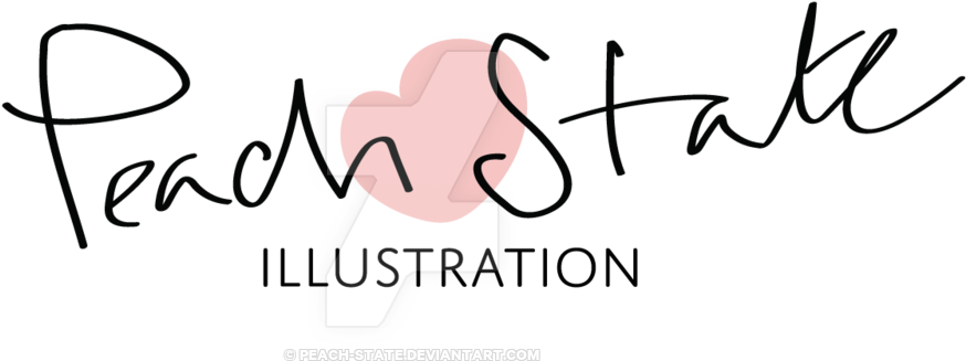 Peach State Illustration By Peach-state - Calligraphy (1024x378)