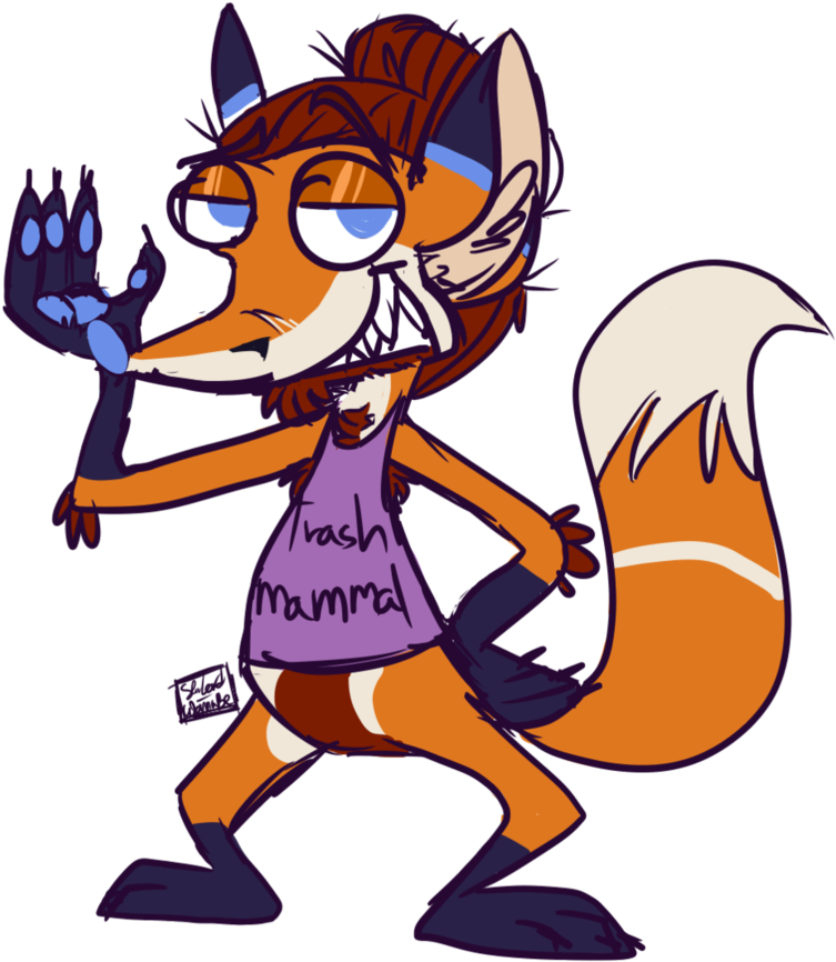 Trash Mammal By Starlord-wannabe - Cartoon (833x958)