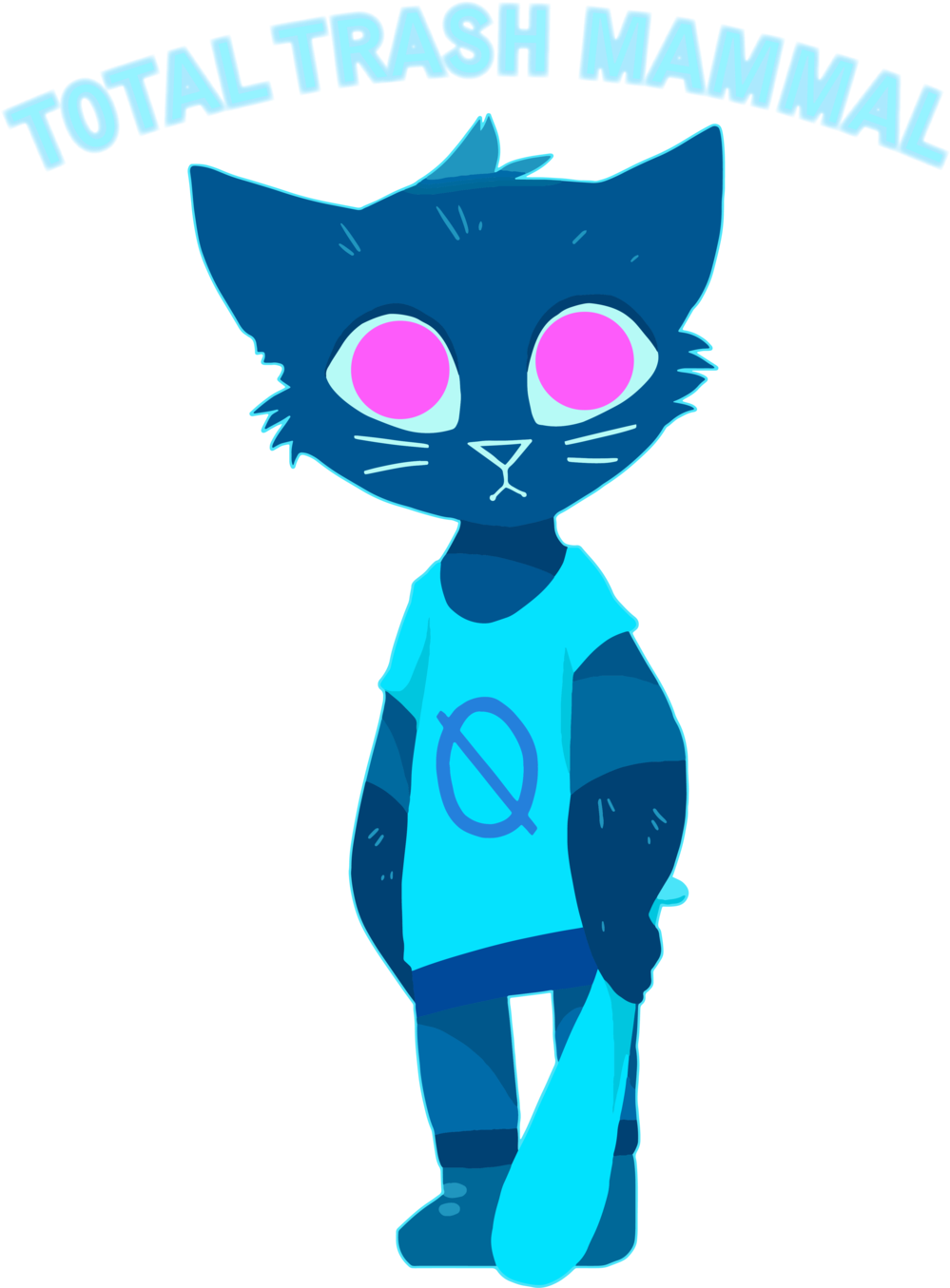 Total Trash Mammal By Fosbat - Night In The Woods Trash Mammal (1024x1371)