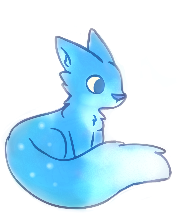 Ice Fox By Enchantzii - Drawing (700x800)