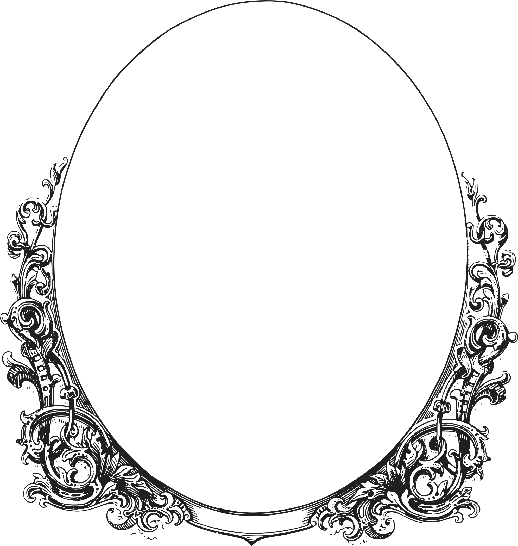 Jpeg Download Png Download Stock Vector Pdf Vector - Ornate Border Frame Png (2000x2107)