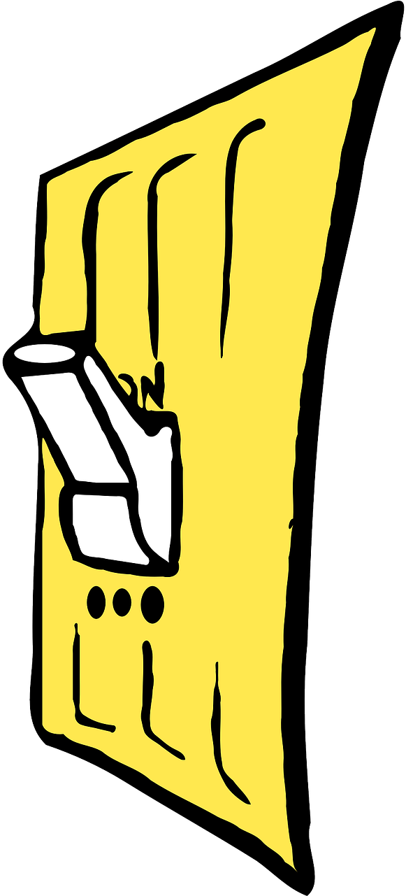 Flip The Switch - Light Switch Clip Art (640x1280)