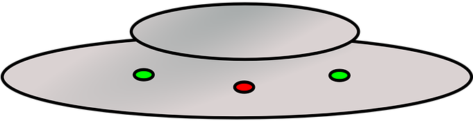 Ufo, Flying Saucer, Spacecraft - Flying Saucer Throw Blanket (680x340)