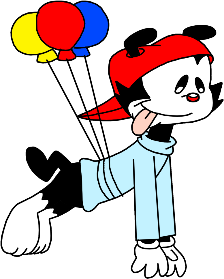 Marcospower1996 11 0 Wakko Flying With Balloons By - Balloon (1024x1024)