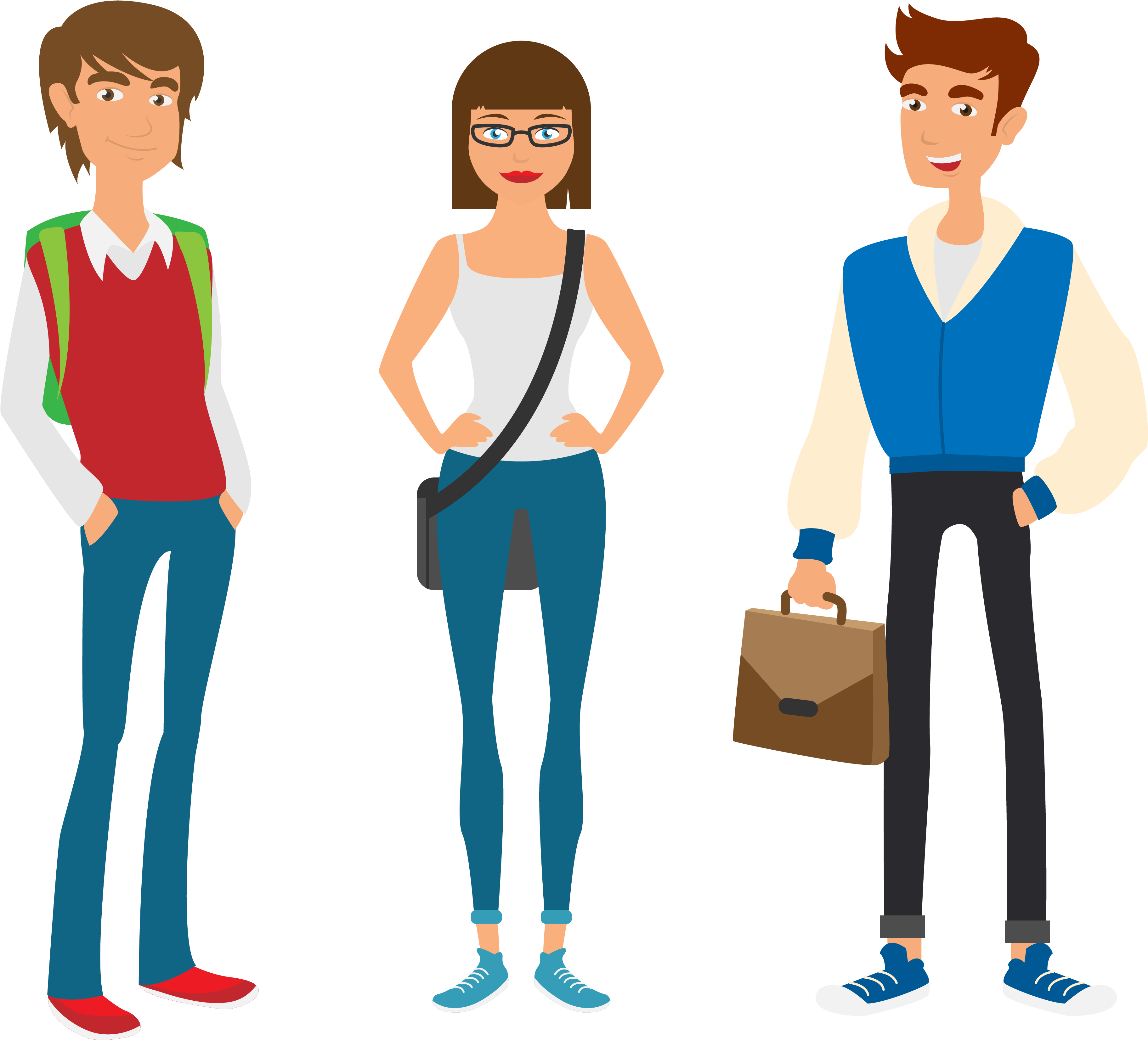 Student University Estudante College Instituto Universitxe1rio - College Students Vector Png (4167x4167)