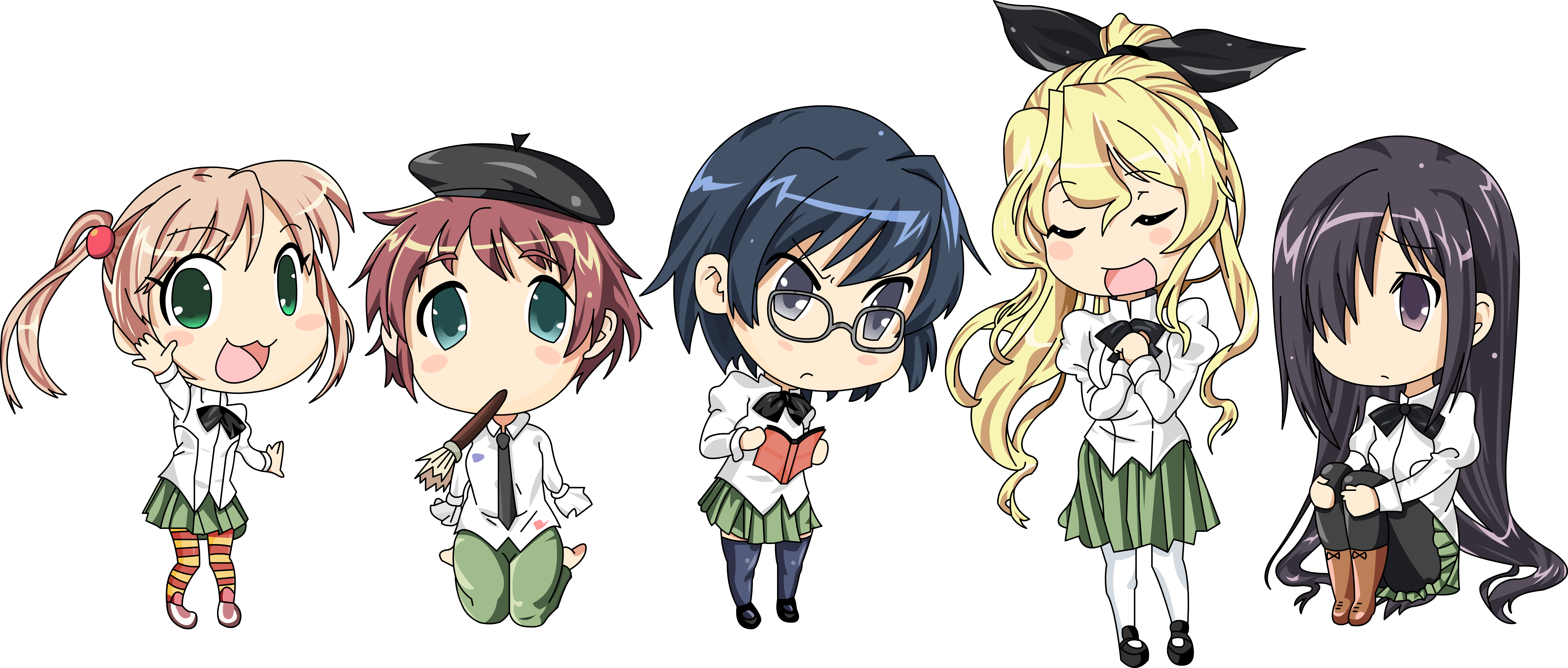 Just A Disccusion On What Ks Merchendise You Would've - Katawa Shoujo Rin Chibi (8000x3407)